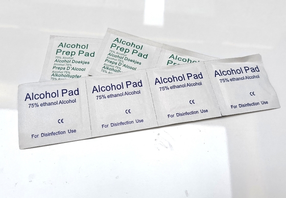 4C Printing Alcohol Cleaning Pad Paper Aluminum Film Woven Fabric Material