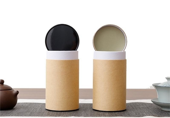 Food Grade Cardboard Kraft Paper Tubes For Tea Coffee Packaging