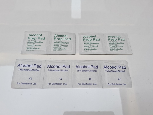 4C Printing Alcohol Cleaning Pad Paper Aluminum Film Woven Fabric Material