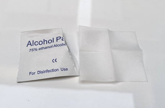 4C Printing Alcohol Cleaning Pad Paper Aluminum Film Woven Fabric Material